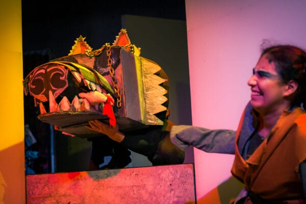 THE OUTLIERS: CAMPFIRE STORIES OF THE FUTURE September 16 - 18, 2017 World Peace Theatre, Kawasaki  Featuring Andrew Woolner, Sasha Aronson, Erik Røger,, and Anisa Dar. Devised by Andrew Woolner, Sasha Aronson, Erik Røger,, and Lindsey Kuhn  Production design by Lindsey Kuhn Sound Design & Music by Chloe Kwok Sound operator and live guitar by Chris Autry  Lights designed by Jeremy Plant Lights operated by Manami Nishida  Stage Crew Paula Tabarez Jiri Terpstra