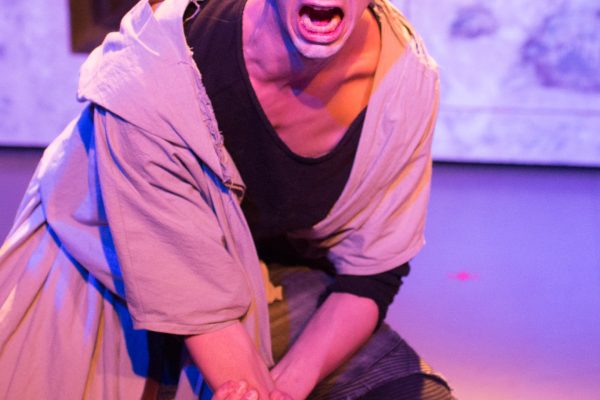 THE OUTLIERS: CAMPFIRE STORIES OF THE FUTURE September 16 - 18, 2017 World Peace Theatre, Kawasaki  Featuring Andrew Woolner, Sasha Aronson, Erik Røger,, and Anisa Dar. Devised by Andrew Woolner, Sasha Aronson, Erik Røger,, and Lindsey Kuhn  Production design by Lindsey Kuhn Sound Design & Music by Chloe Kwok Sound operator and live guitar by Chris Autry  Lights designed by Jeremy Plant Lights operated by Manami Nishida  Stage Crew Paula Tabarez Jiri Terpstra